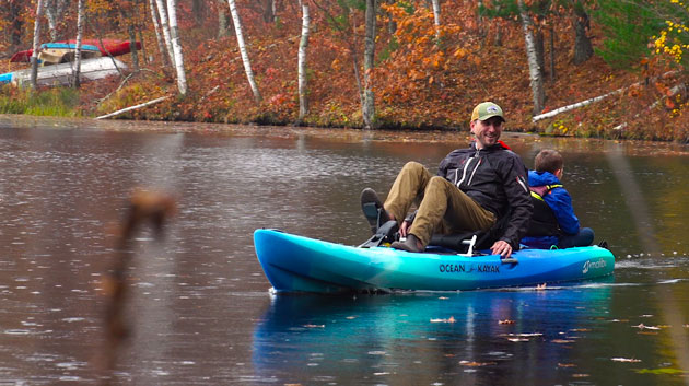 The Last Of The Open Water Father Son Kayaking