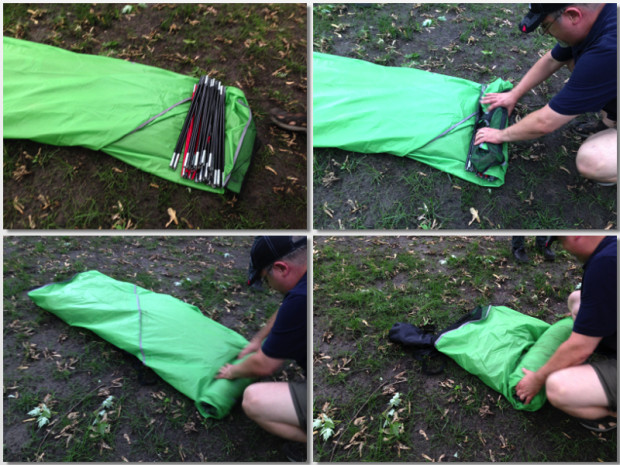 how to pack a tent