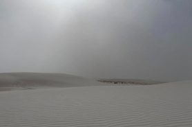 White Sands sandstorm