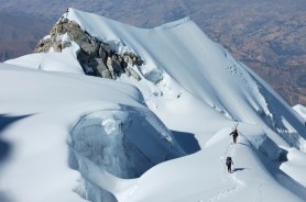 glacier collapses training rescue course peru