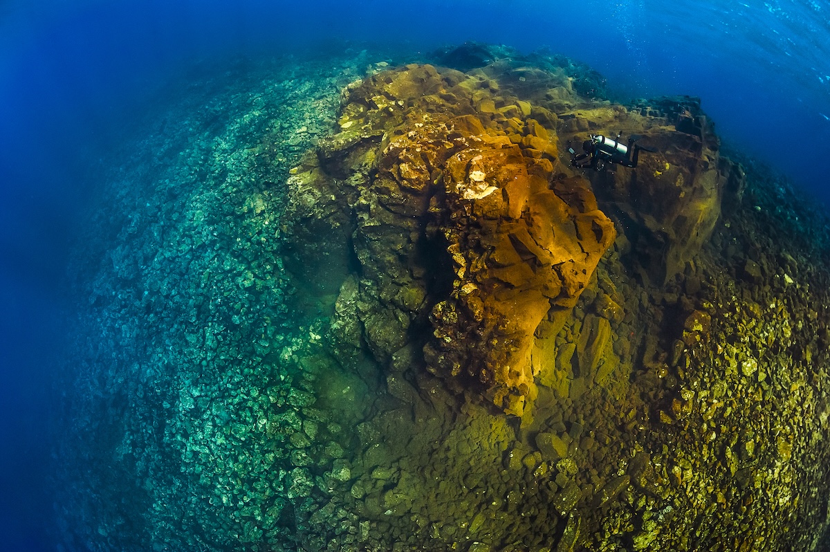Underwater Volcano eruption