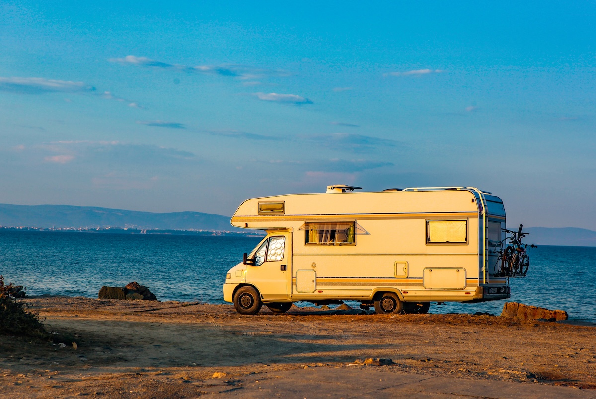 camper van swept away