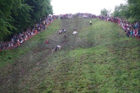 cheese rolling race