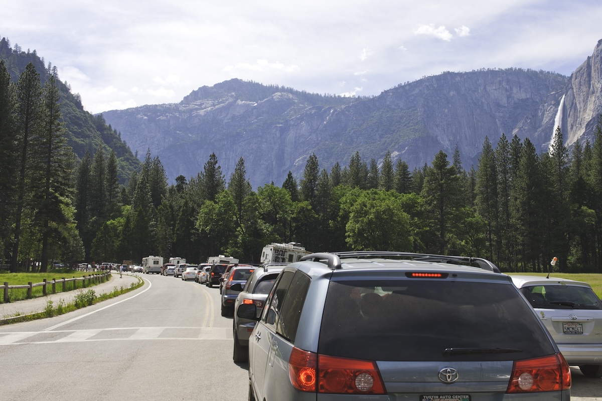 entrance Traffic Yosemite