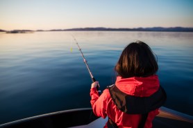 fisherwoman surprise catch