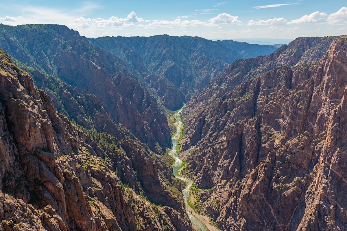 Black Canyon of the Gunnison national park wildfire fire burning