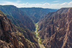 Black Canyon of the Gunnison national park wildfire fire burning