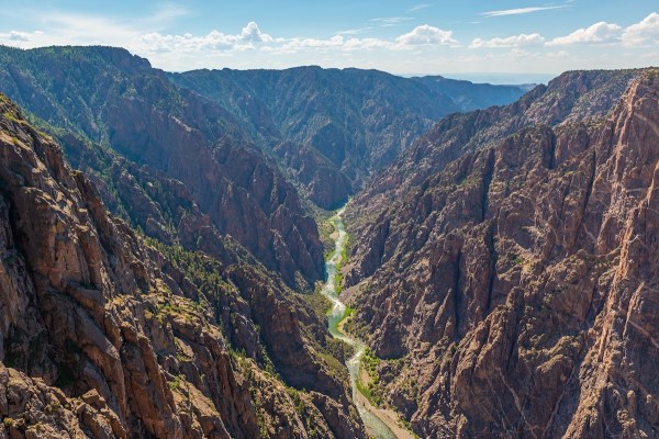 Black Canyon of the Gunnison national park wildfire fire burning