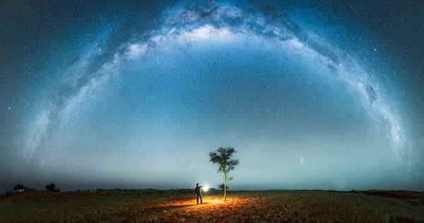 orb light camera night sky