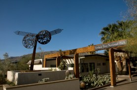 An entrance to Joshua Tree National Park